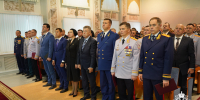 Начальник Управления Росгвардии по Липецкой области поздравил руководство, сотрудников и ветеранов УМВД с профессиональным праздником - Росгвардия