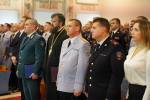 Священник поздравил полицейских с профессиональным праздником!