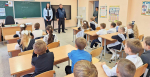В Липецкой области автоинспекторы разъясняют школьникам как избежать несчастья на пешеходных переходах