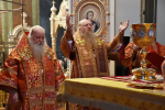 Высокопреосвященнейший схимитрополит Никон (Васин) и Преосвященнейший Евфимий, епископ Усманский, викарий Липецкой епархии совершили Божественную литургию