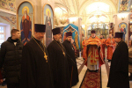 В день памяти святой великомученицы Варвары, Высокопреосвященнейший Арсений, митрополит Липецкий и Задонский, совершил Божественную литургию и чин молебного пения в храме прмц. Евдокии г. Липецка