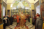 В день памяти святой великомученицы Варвары, Высокопреосвященнейший Арсений, митрополит Липецкий и Задонский, совершил Божественную литургию и чин молебного пения в храме прмц. Евдокии г. Липецка
