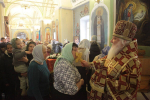 В день памяти святой великомученицы Варвары, Высокопреосвященнейший Арсений, митрополит Липецкий и Задонский, совершил Божественную литургию и чин молебного пения в храме прмц. Евдокии г. Липецка