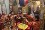 В день памяти святой великомученицы Варвары глава Липецкой митрополии совершил Божественную литургию и чин молебного пения в храме прмц. Евдокии г. Липецка