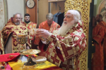В день памяти святой великомученицы Варвары глава Липецкой митрополии совершил Божественную литургию и чин молебного пения в храме прмц. Евдокии г. Липецка