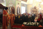 В день памяти святой великомученицы Варвары глава Липецкой митрополии совершил Божественную литургию и чин молебного пения в храме прмц. Евдокии г. Липецка