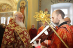В день памяти святой великомученицы Варвары глава Липецкой митрополии совершил Божественную литургию и чин молебного пения в храме прмц. Евдокии г. Липецка