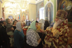 В день памяти святой великомученицы Варвары глава Липецкой митрополии совершил Божественную литургию и чин молебного пения в храме прмц. Евдокии г. Липецка