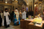 В канун Нового года митрополит Арсений совершил молебное пение на новолетие и заупокойную панихиду в кафедральном соборе Рождества Христова г. Липецка