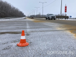 В рубашке родился — водитель внедорожника въехал под манипулятор и получил только легкие травмы