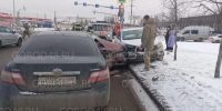 На Лебедянском выезде в аварию попали четыре машины - Gorod48.ru