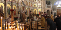 Управляющий епархией совершил богослужения в кафедральном соборе Рождества Христова г. Липецка - Липецкая Епархия