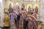 Богослужение архиерейским чином в кафедральном соборе Рождества Христова г. Липецка