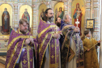 Богослужение архиерейским чином в кафедральном соборе Рождества Христова г. Липецка