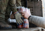 Воинам, защищающим приграничье, передали гуманитарный груз