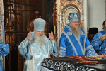Высокопреосвященнейший схимитрополит Никон (Васин) и Преосвященнейший Евфимий, епископ Усманский, викарий Липецкой епархии совершили Божественную литургию в Задонском Рождество-Богородицком мужском монастыре