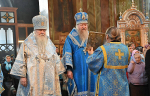 Высокопреосвященнейший схимитрополит Никон (Васин) и Преосвященнейший Евфимий, епископ Усманский, викарий Липецкой епархии совершили Божественную литургию в Задонском Рождество-Богородицком мужском монастыре