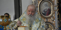 Архиереи совершили Божественную литургию во Владимирском соборе Задонского Рождество-Богородицкого мужского монастыря - Липецкая Епархия