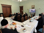 Высокопреосвященнейший Арсений, митрополит Липецкий и Задонский, принял участие в заседании комиссии Межсоборного присутствия по церковному управлению, пастырству и организации церковной жизни