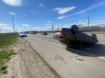 В аварии на ЛКАД пострадали два человека