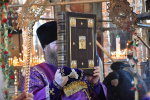 Высокопреосвященнейший схимитрополит Никон (Васин) и Преосвященнейший Евфимий, епископ Усманский, викарий Липецкой епархии, совершили Божественную литургию во Владимирском соборе Задонского Рождество-Богородицкого мужского монастыря