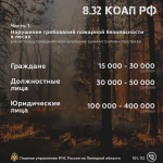 На территoрии региoна введён особый противопожарный рeжим!