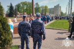 Охрану общественного порядка во время проведения акции «Георгиевская ленточка» обеспечили росгвардейцы в Липецке
