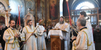 В день Радоницы в соборе Сретения Владимирской иконы Божией Матери Задонского Рождество-Богородицкого мужского монастыря состоялись торжественные богослужения - Липецкая Епархия