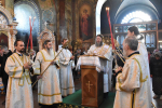 В день Радоницы в соборе Сретения Владимирской иконы Божией Матери Задонского Рождество-Богородицкого мужского монастыря состоялись торжественные богослужения