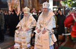 В день Радоницы в соборе Сретения Владимирской иконы Божией Матери Задонского Рождество-Богородицкого мужского монастыря состоялись торжественные богослужения