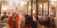 В Неделю 3-ю по Пасхе, жен-мироносиц, Высокопреосвященнейший Арсений, митрополит Липецкий и Задонский, совершил Божественную литургию с крестным ходом в храме Преображения Господня с. Доброе - Липецкая Епархия