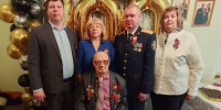 Лебедянские единороссы поздравили со столетним юбилеем участника войны - Единая Россия