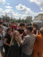 Победа спортсменов ЛМК в легкоатлетической эстафете