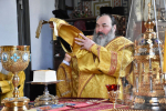 Высокопреосвященнейший схимитрополит Никон (Васин) и Преосвященнейший Евфимий, епископ Усманский, викарий Липецкой епархии, совершили Божественную литургию во Владимирском соборе Задонского Рождество-Богородицкого мужского монастыря