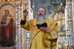 Высокопреосвященнейший схимитрополит Никон (Васин) и Преосвященнейший Евфимий, епископ Усманский, викарий Липецкой епархии, совершили Божественную литургию во Владимирском соборе Задонского Рождество-Богородицкого мужского монастыря
