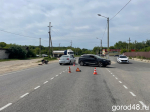 Водитель мопеда попал в больницу после столкновения на усманской трассе