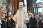 Высокопреосвященнейший схимитрополит Никон (Васин) и Преосвященнейший Евфимий, епископ Усманский, викарий Липецкой епархии, совершили Божественную литургию во Владимирском соборе Задонского Рождество-Богородицкого мужского монастыря