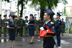 Итоговое построение роты почётного караула состоялось на территории штаба Поста №1