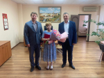 Больше 40 лет в профессии – в «Липецком пассажирском транспорте» поздравили с юбилеем диспетчера