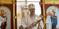 Преосвященнейший Евфимий, епископ Усманский, викарий Липецкой епархии, совершил Божественную литургию и чин молебного пения в храме Рождества Иоанна Крестителя г. Липецка - Липецкая Епархия