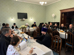 Высокопреосвященнейший Арсений, митрополит Липецкий и Задонский принял участие в заседании комиссии Межсоборного присутствия по церковному управлению, пастырству и организации церковной жизни