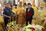 Сотрудники Главного управления приклонились к мощам святителя Тихона, Патриарха Всероссийского, исповедника