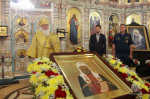 Сотрудники Главного управления приклонились к мощам святителя Тихона, Патриарха Всероссийского, исповедника