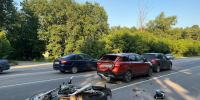 На автодороге Липецк – Грязи мотоциклист врезался в стоящую легковушку - Комсомольская Правда