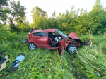 В Усманском районе водитель допустил съезд автомобиля в кювет