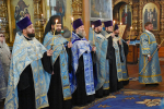 Преосвященнейший Евфимий, епископ Усманский, викарий Липецкой епархии, в сослужении с архипастырями совершил Всенощное бдение в Знаменском кафедральном соборе г. Борисоглебска