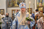Преосвященнейший Евфимий, епископ Усманский, викарий Липецкой епархии, в сослужении с архипастырями совершил Всенощное бдение в Знаменском кафедральном соборе г. Борисоглебска