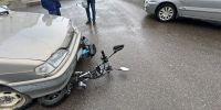 В Липецке в двойном столкновении пострадал водитель электровелосипеда - ГИБДД Липецкой области