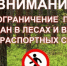 Продлено ограничение пребывания в лесах - Министерство лесного хозяйства