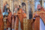 В Неделю 13-ю по Пятидесятнице, Высокопреосвященнейший схимитрополит Никон (Васин) и Преосвященнейший Евфимий, епископ Усманский, викарий Липецкой епархии совершили Божественную литургию